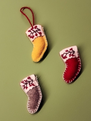 Christmas stockings Ornament (set of 3)