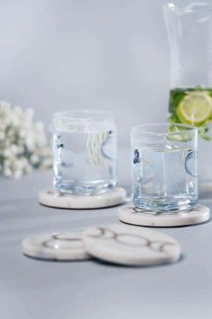 Divine Marble Coasters (Set Of 2)