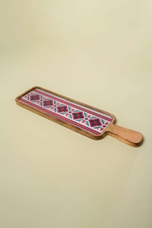 Indie Print Wooden Snack Platter