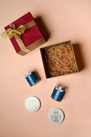 Maritime Gift Box with Opulence Coasters