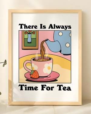 Up For Tea Framed Wall Art