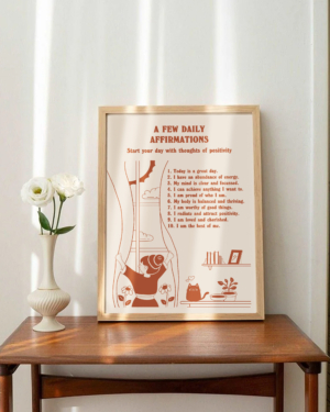 A few Daily Affirmation Framed Wall Art