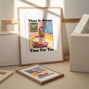 Up For Tea Framed Wall Art