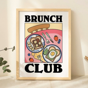 Brunch Club Framed Wall Art