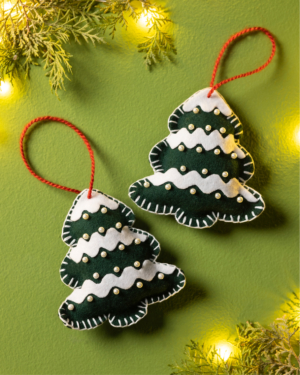 Christmas Tree ornaments (set of 2)