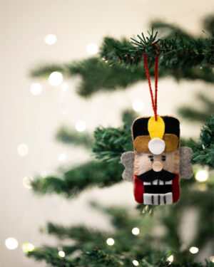 Christmas Nutcracker Tree Ornaments (set of 2)