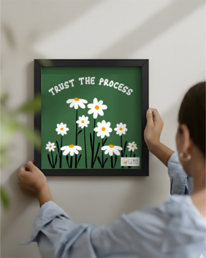 Trust the Process Framed Wall Art