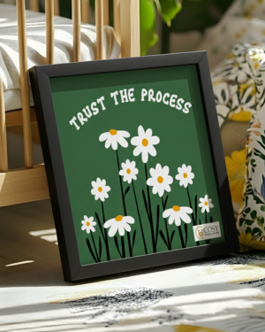 Trust the Process Framed Wall Art