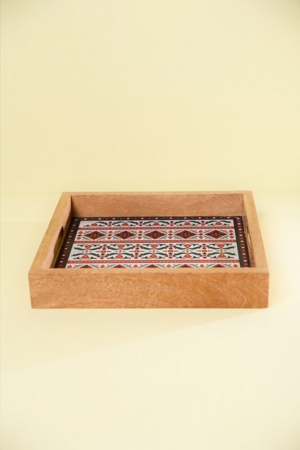 Indie Motifs Wooden Serving Tray